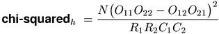 chi-squared (homogeneity)